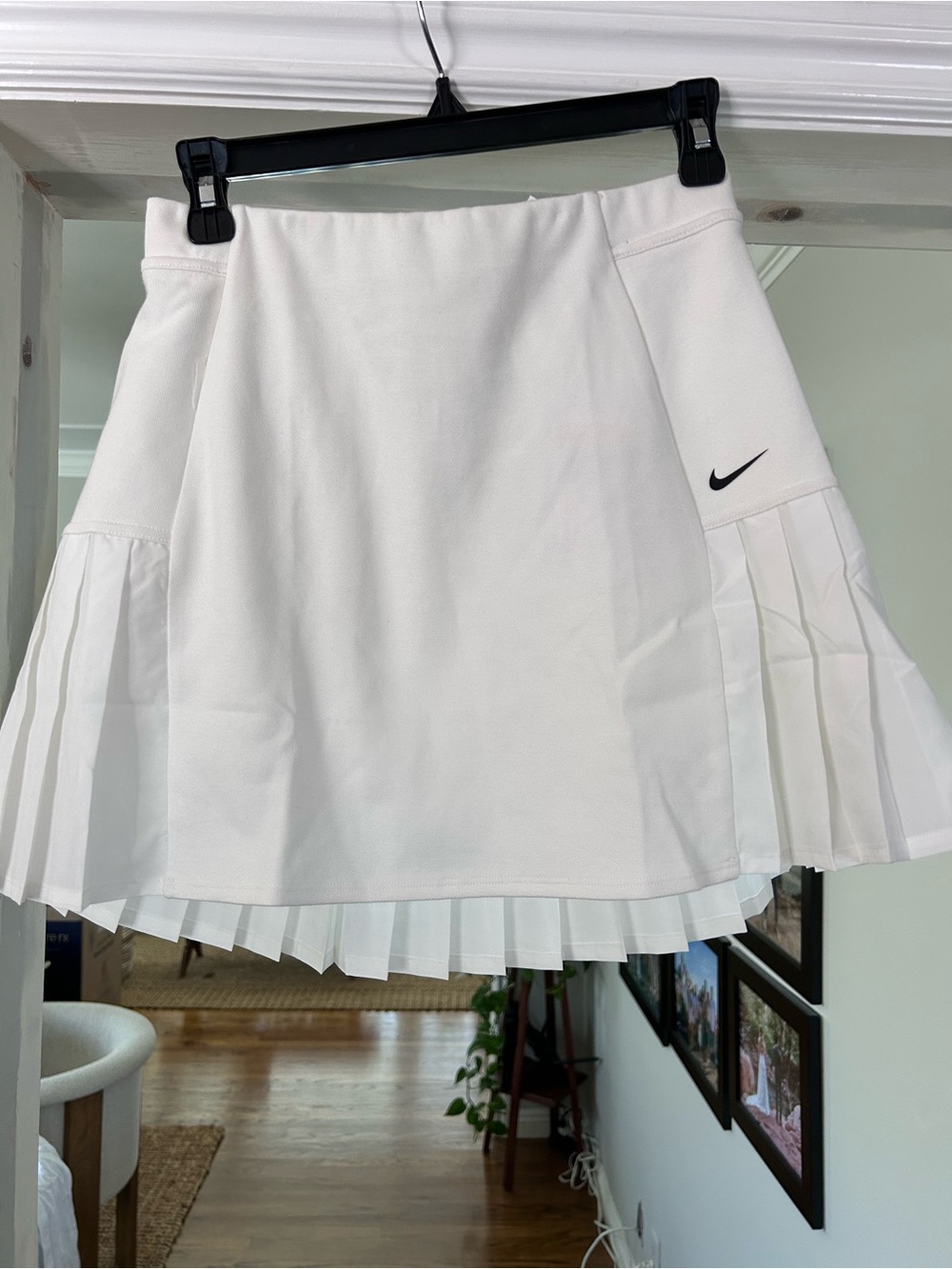Nike White Pleated golf Skirt